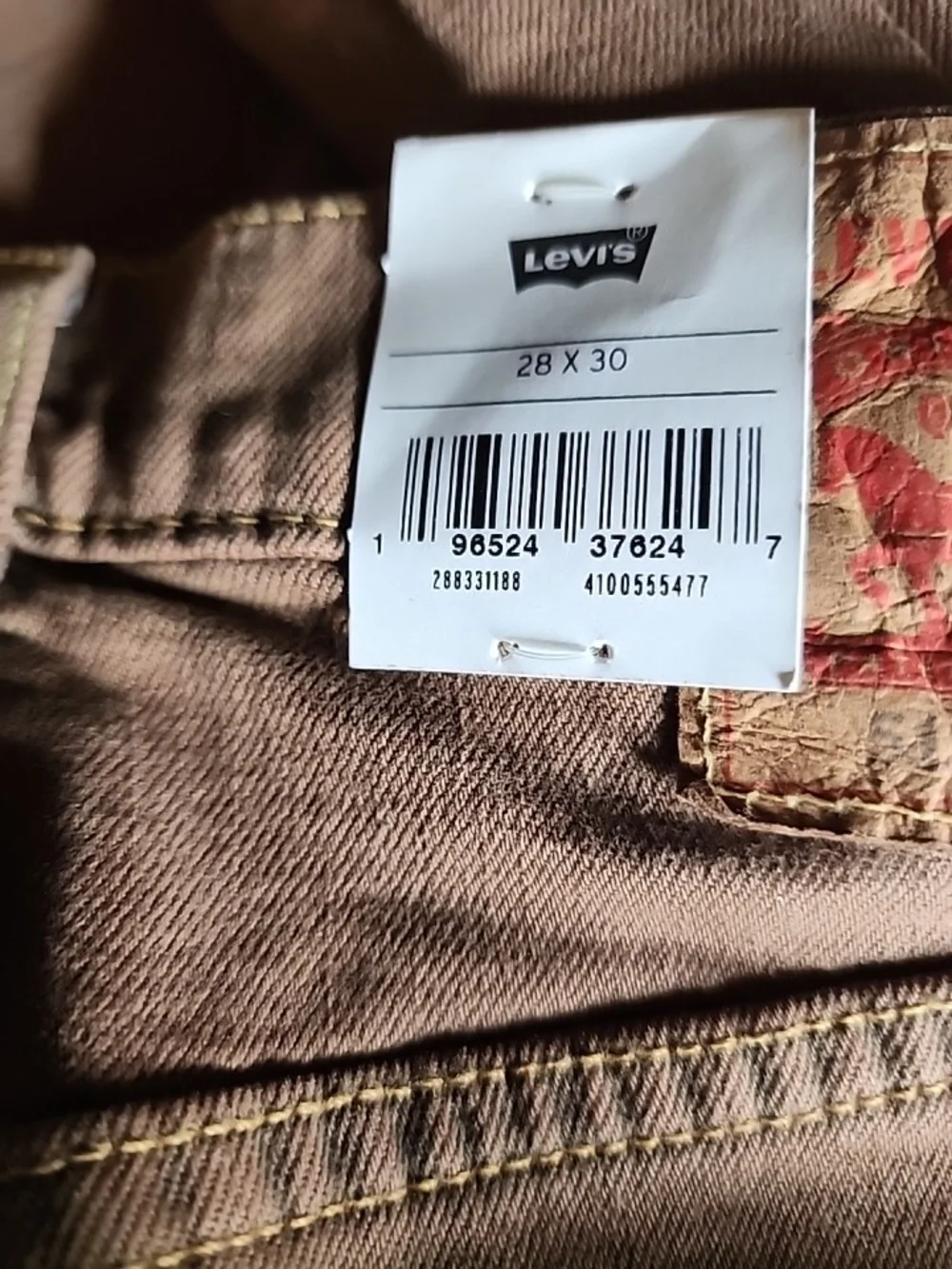 Levi's Men's Slim Straight Brown Jeans
